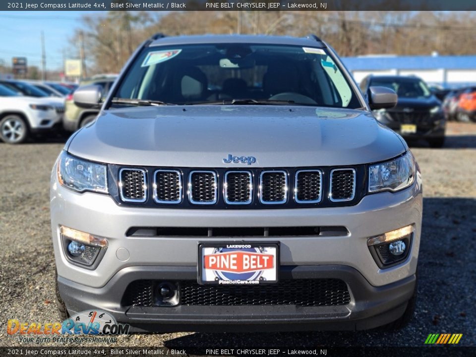 2021 Jeep Compass Latitude 4x4 Billet Silver Metallic / Black Photo #3