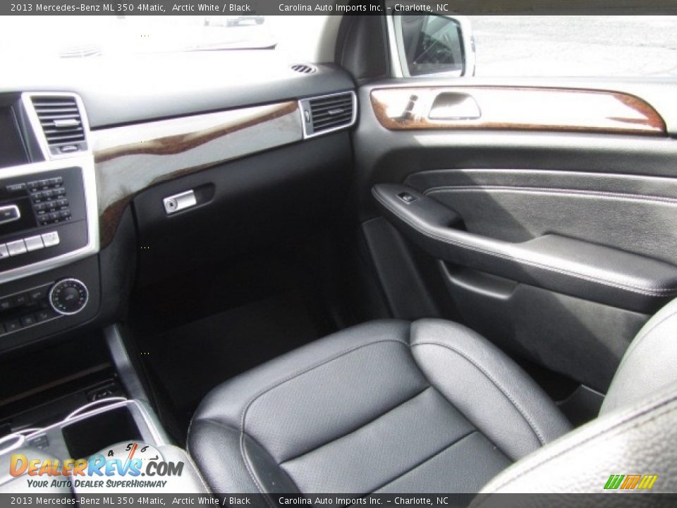 2013 Mercedes-Benz ML 350 4Matic Arctic White / Black Photo #15