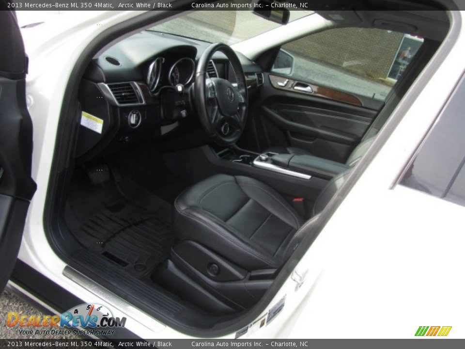 2013 Mercedes-Benz ML 350 4Matic Arctic White / Black Photo #18