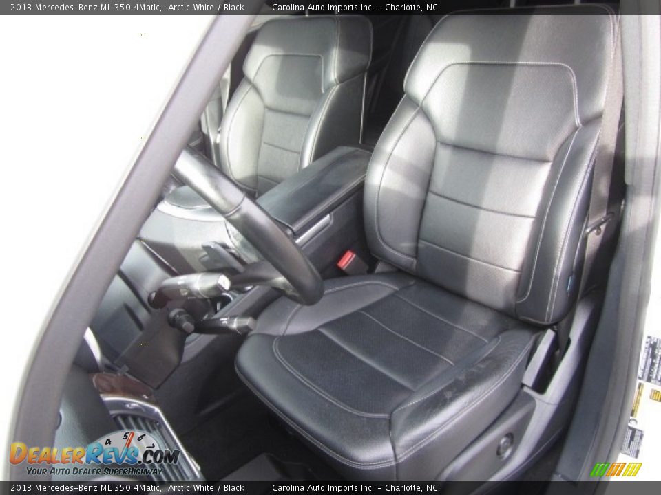 2013 Mercedes-Benz ML 350 4Matic Arctic White / Black Photo #19