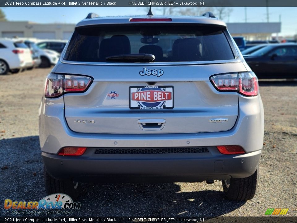 2021 Jeep Compass Latitude 4x4 Billet Silver Metallic / Black Photo #7