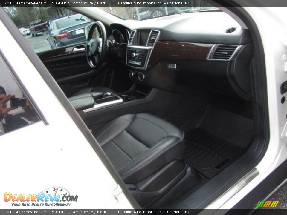 2013 Mercedes-Benz ML 350 4Matic Arctic White / Black Photo #22