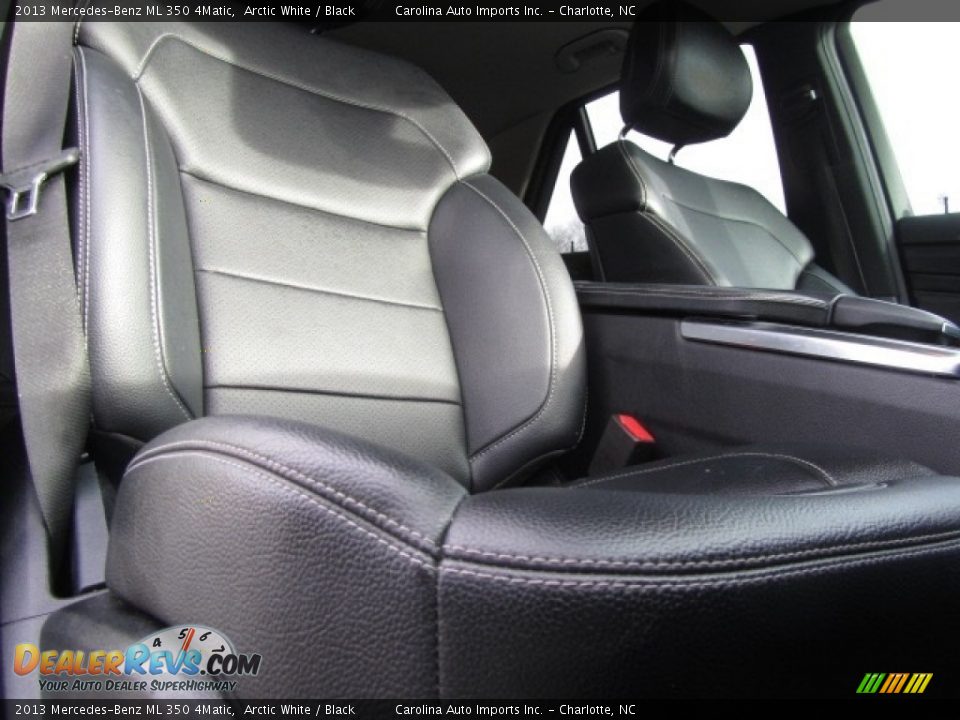 2013 Mercedes-Benz ML 350 4Matic Arctic White / Black Photo #23