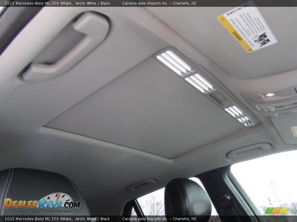 2013 Mercedes-Benz ML 350 4Matic Arctic White / Black Photo #24