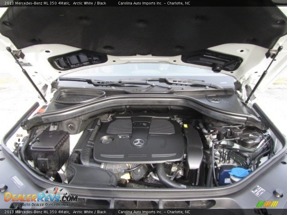 2013 Mercedes-Benz ML 350 4Matic Arctic White / Black Photo #25