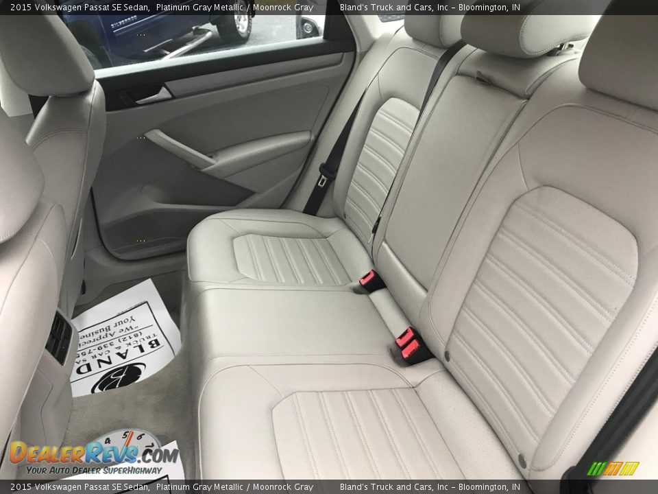 Rear Seat of 2015 Volkswagen Passat SE Sedan Photo #34