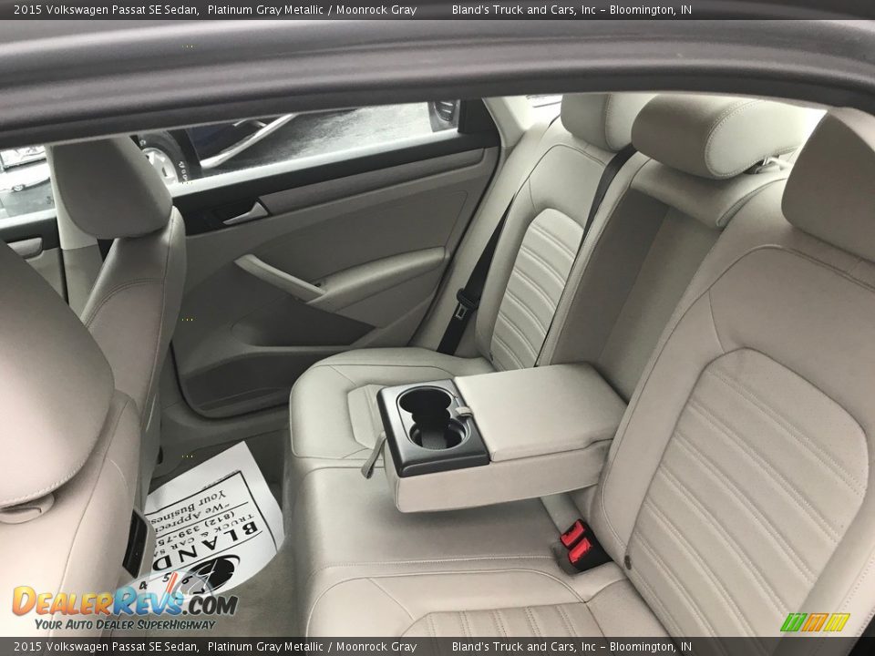 Rear Seat of 2015 Volkswagen Passat SE Sedan Photo #35