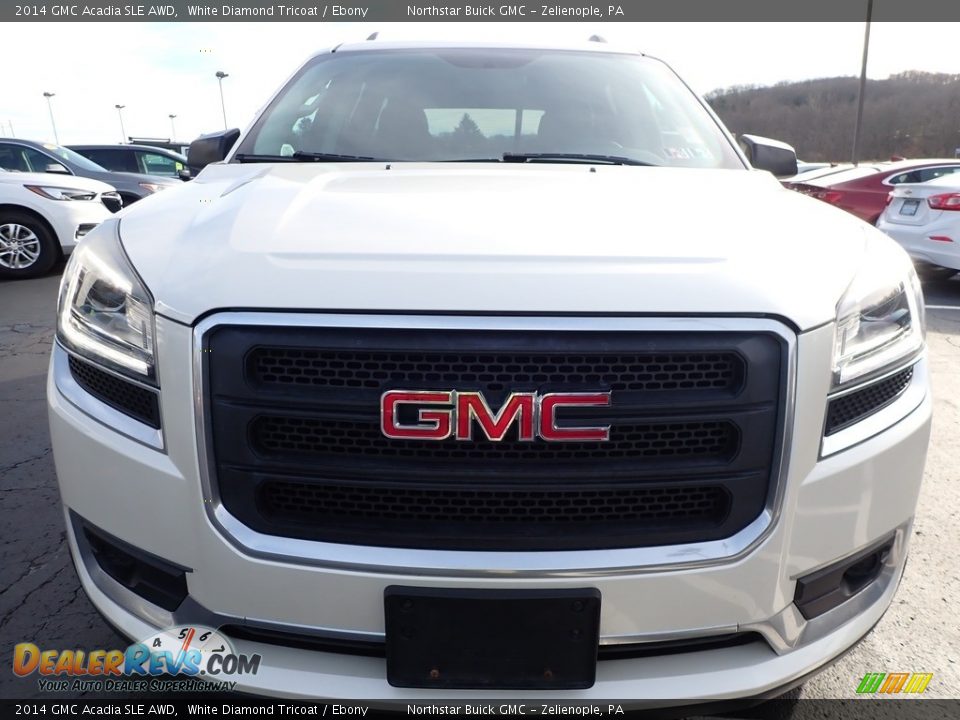 2014 GMC Acadia SLE AWD White Diamond Tricoat / Ebony Photo #3