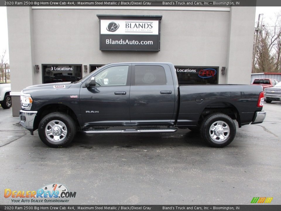 2020 Ram 2500 Big Horn Crew Cab 4x4 Maximum Steel Metallic / Black/Diesel Gray Photo #1