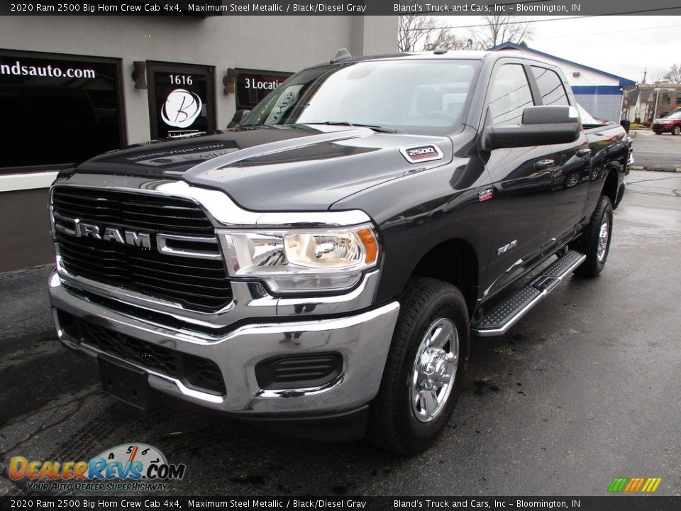 2020 Ram 2500 Big Horn Crew Cab 4x4 Maximum Steel Metallic / Black/Diesel Gray Photo #2