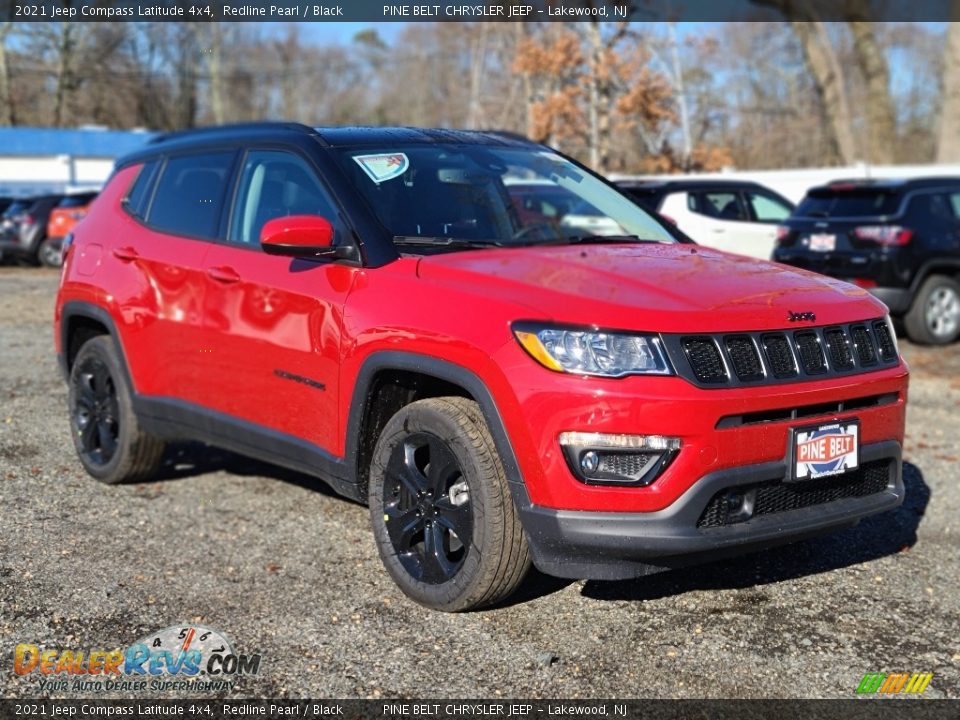 2021 Jeep Compass Latitude 4x4 Redline Pearl / Black Photo #1