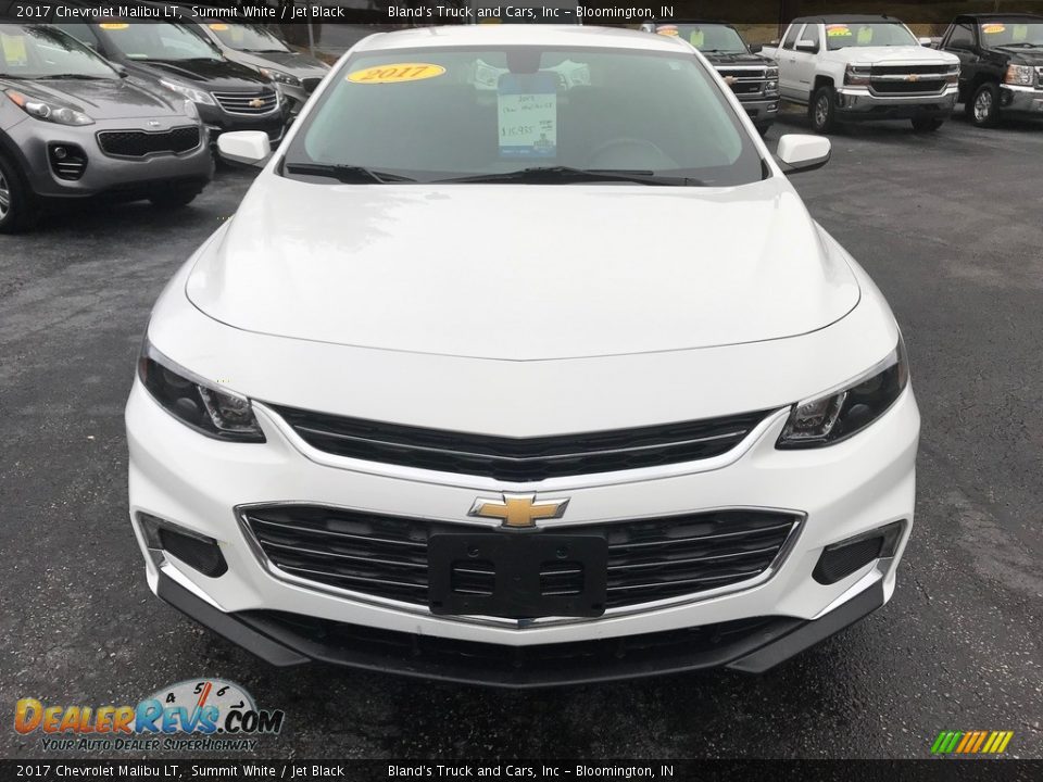 2017 Chevrolet Malibu LT Summit White / Jet Black Photo #3