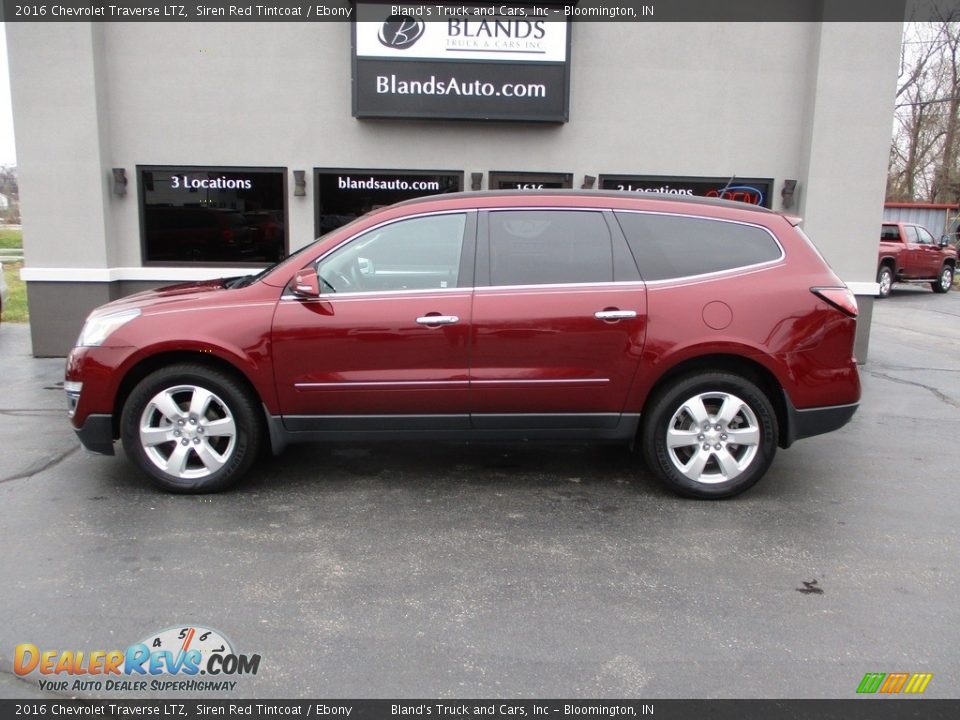 2016 Chevrolet Traverse LTZ Siren Red Tintcoat / Ebony Photo #1