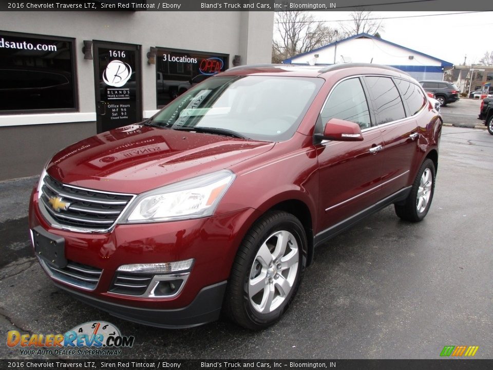 2016 Chevrolet Traverse LTZ Siren Red Tintcoat / Ebony Photo #2