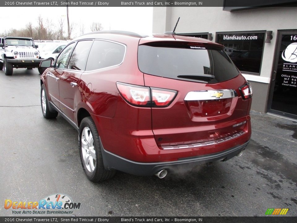 2016 Chevrolet Traverse LTZ Siren Red Tintcoat / Ebony Photo #3