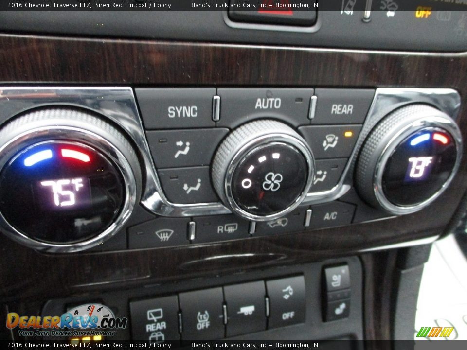 2016 Chevrolet Traverse LTZ Siren Red Tintcoat / Ebony Photo #23