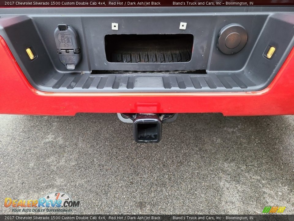 2017 Chevrolet Silverado 1500 Custom Double Cab 4x4 Red Hot / Dark Ash/Jet Black Photo #31