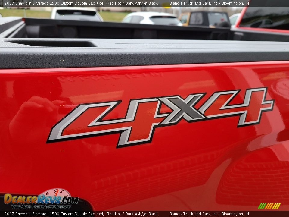 2017 Chevrolet Silverado 1500 Custom Double Cab 4x4 Red Hot / Dark Ash/Jet Black Photo #34