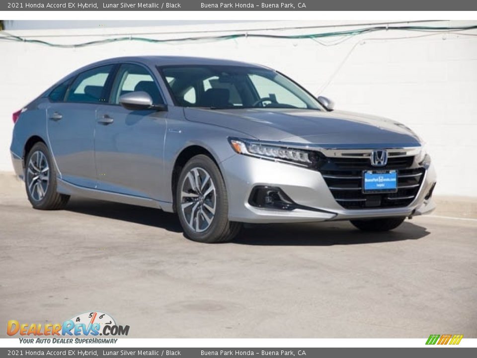 2021 Honda Accord EX Hybrid Lunar Silver Metallic / Black Photo #1