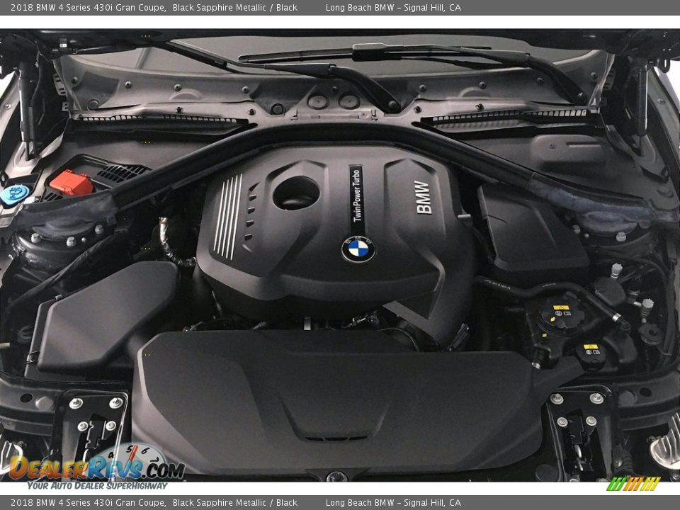 2018 BMW 4 Series 430i Gran Coupe Black Sapphire Metallic / Black Photo #9