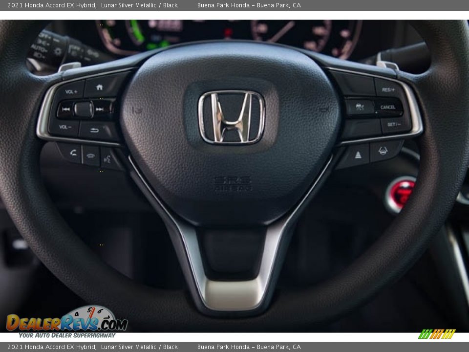 2021 Honda Accord EX Hybrid Lunar Silver Metallic / Black Photo #18