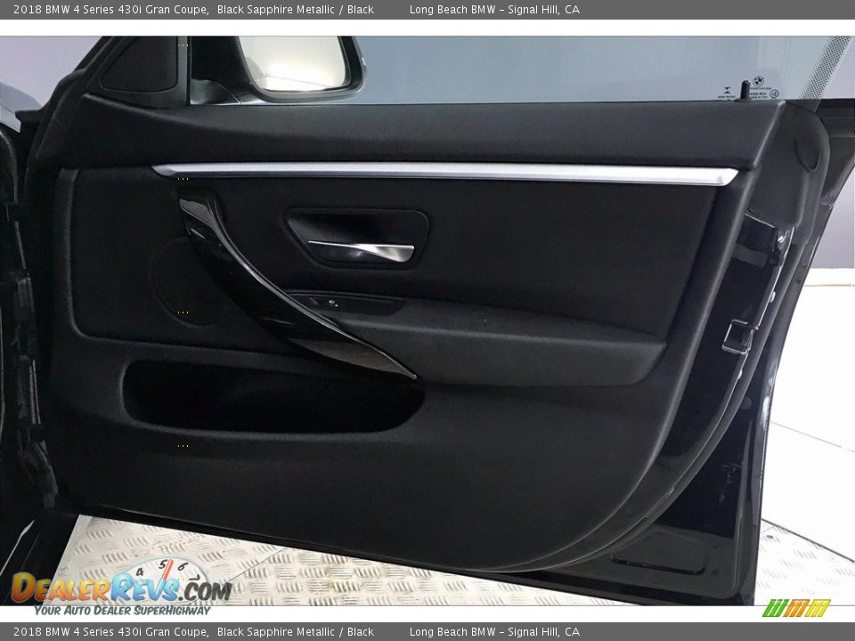 2018 BMW 4 Series 430i Gran Coupe Black Sapphire Metallic / Black Photo #24