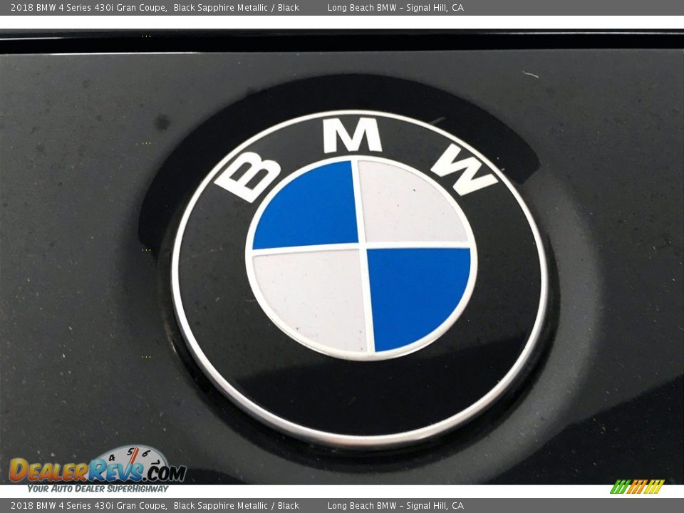 2018 BMW 4 Series 430i Gran Coupe Black Sapphire Metallic / Black Photo #33