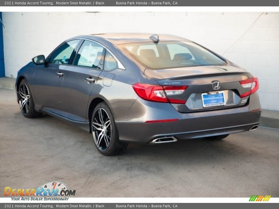 2021 Honda Accord Touring Modern Steel Metallic / Black Photo #2