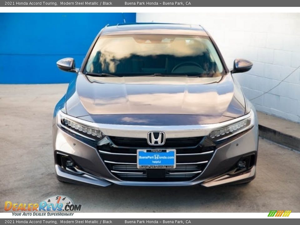 2021 Honda Accord Touring Modern Steel Metallic / Black Photo #3