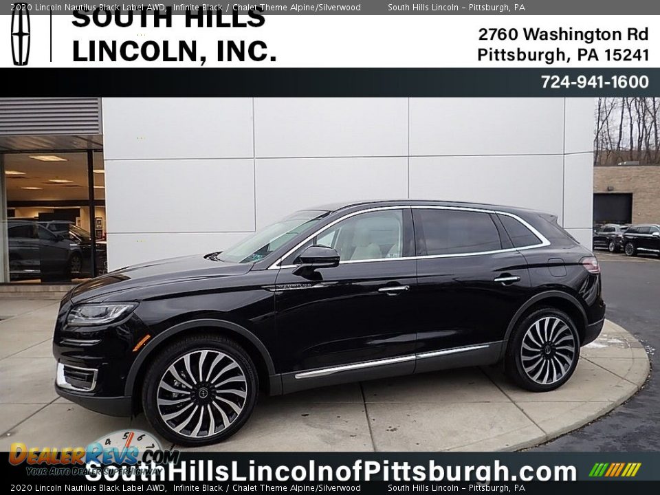 2020 Lincoln Nautilus Black Label AWD Infinite Black / Chalet Theme Alpine/Silverwood Photo #1