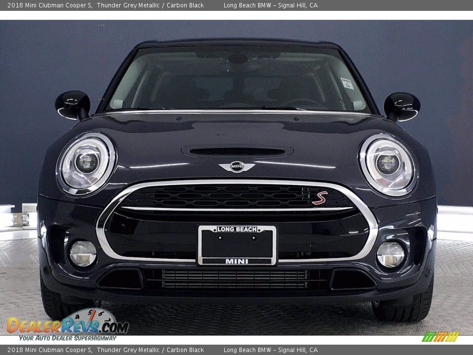 2018 Mini Clubman Cooper S Thunder Grey Metallic / Carbon Black Photo #2