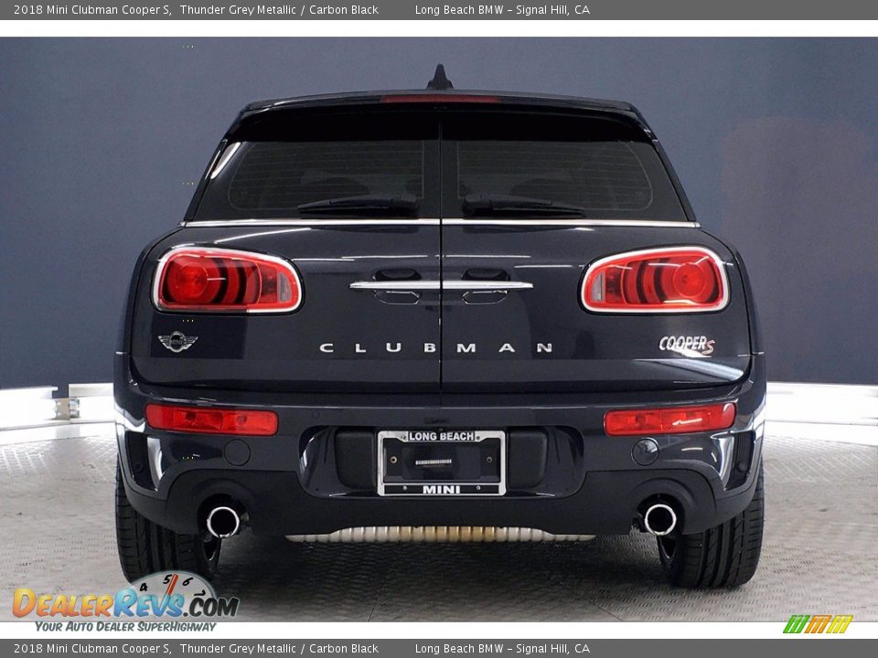 2018 Mini Clubman Cooper S Thunder Grey Metallic / Carbon Black Photo #3