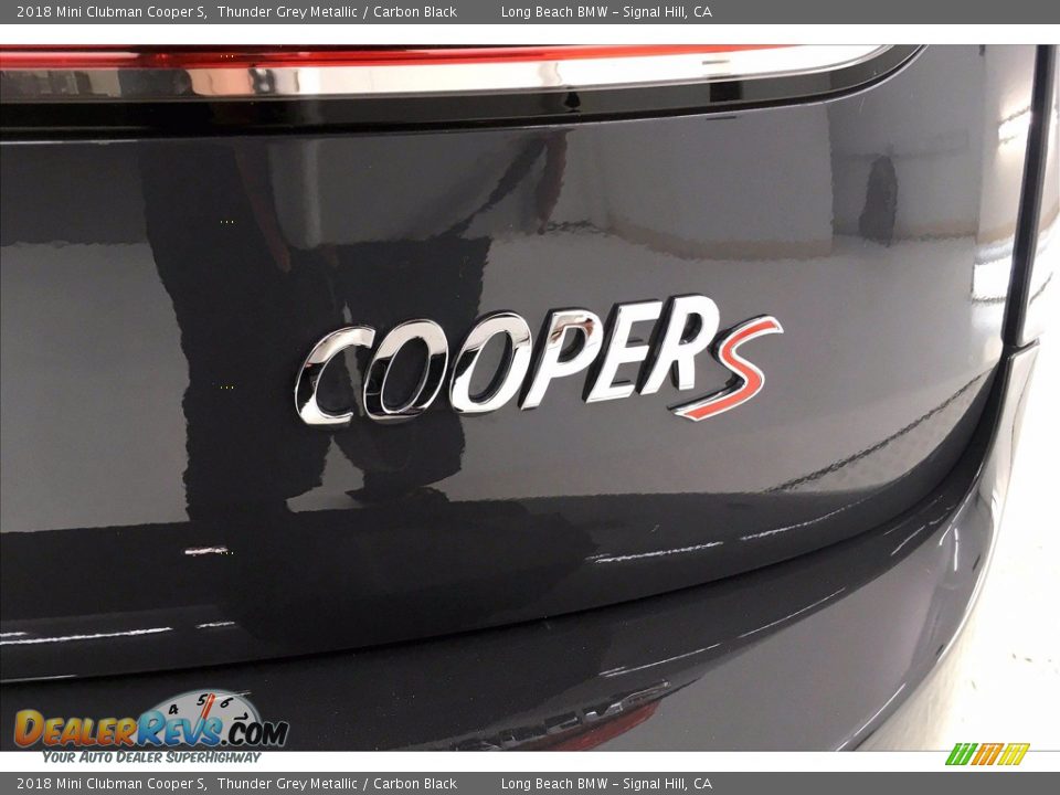 2018 Mini Clubman Cooper S Thunder Grey Metallic / Carbon Black Photo #7