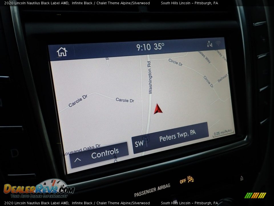 Navigation of 2020 Lincoln Nautilus Black Label AWD Photo #21