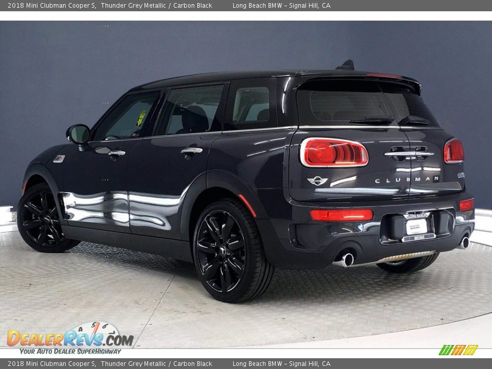 2018 Mini Clubman Cooper S Thunder Grey Metallic / Carbon Black Photo #10