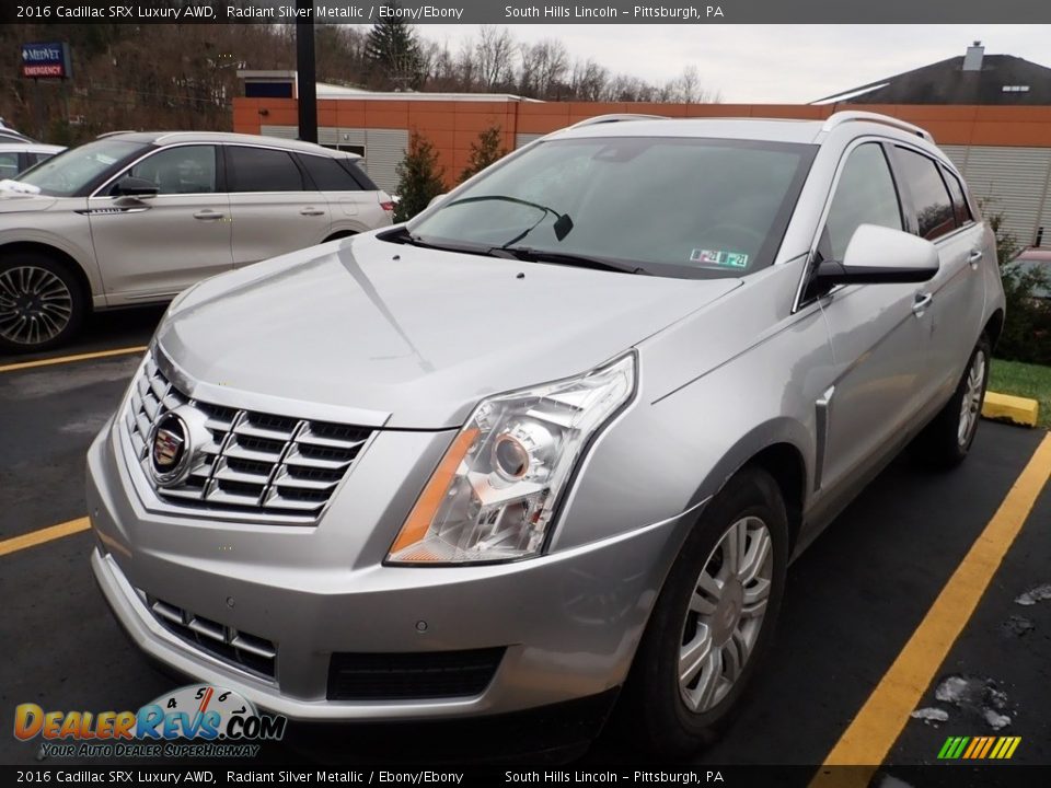 2016 Cadillac SRX Luxury AWD Radiant Silver Metallic / Ebony/Ebony Photo #1