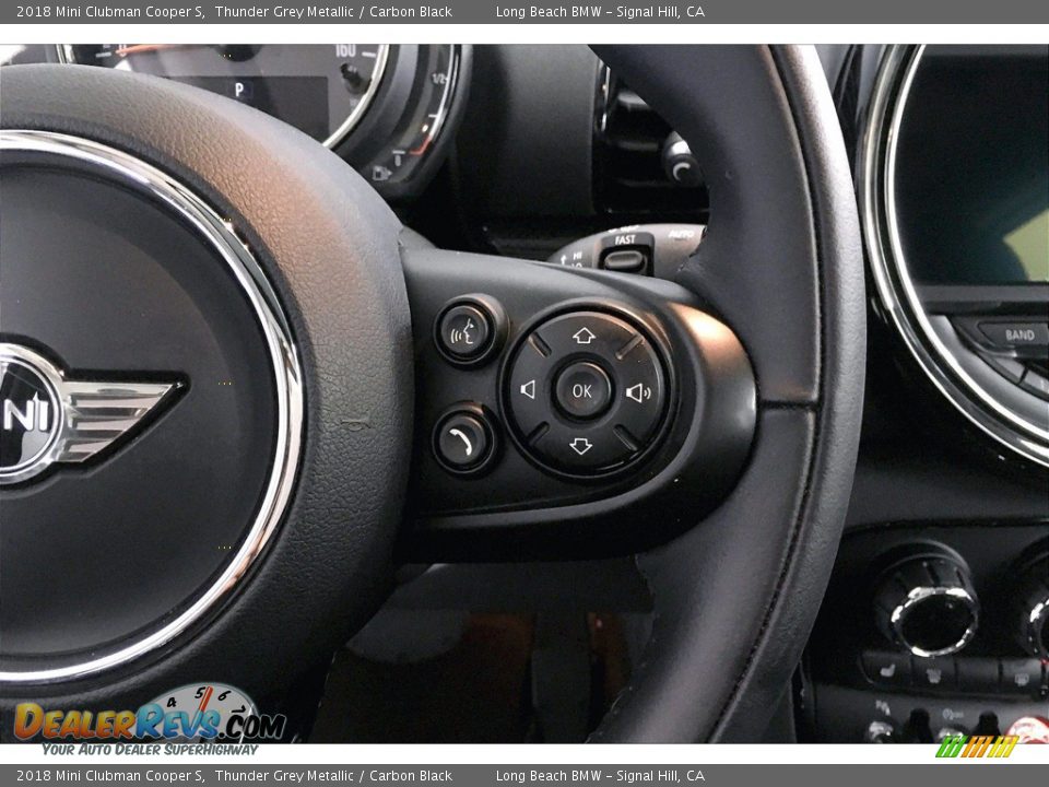 2018 Mini Clubman Cooper S Thunder Grey Metallic / Carbon Black Photo #19