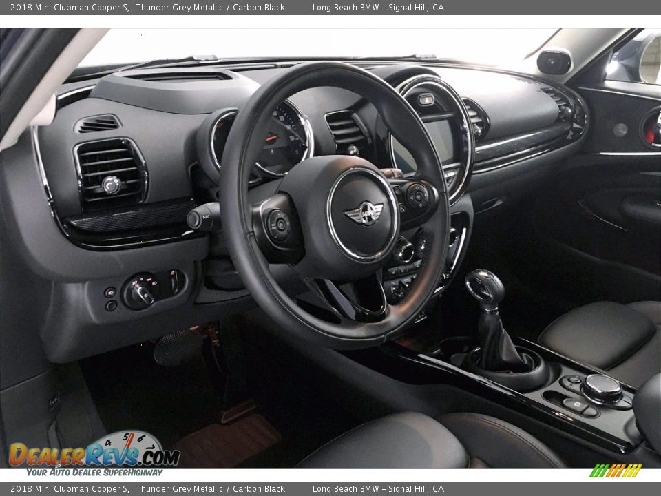 2018 Mini Clubman Cooper S Thunder Grey Metallic / Carbon Black Photo #21