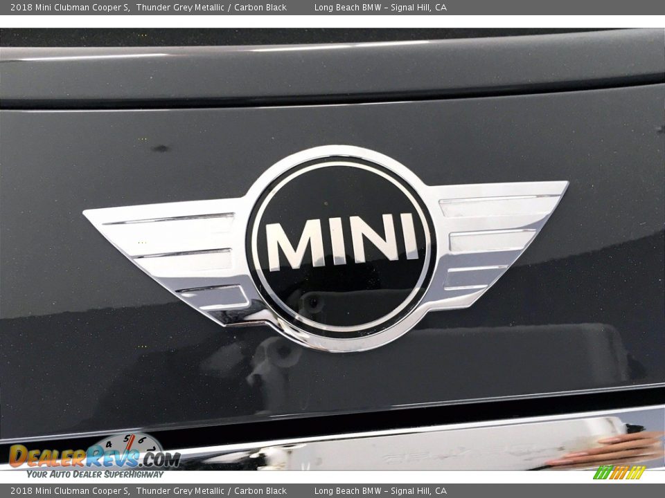 2018 Mini Clubman Cooper S Thunder Grey Metallic / Carbon Black Photo #33