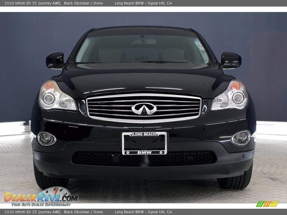 2010 Infiniti EX 35 Journey AWD Black Obsidian / Stone Photo #2