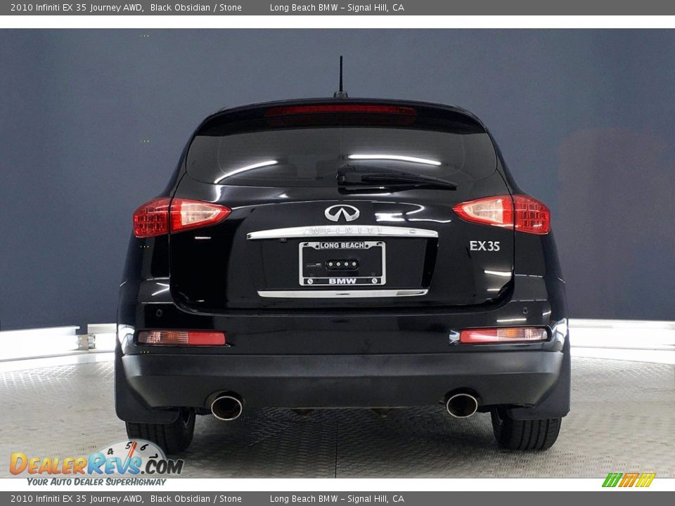 2010 Infiniti EX 35 Journey AWD Black Obsidian / Stone Photo #3