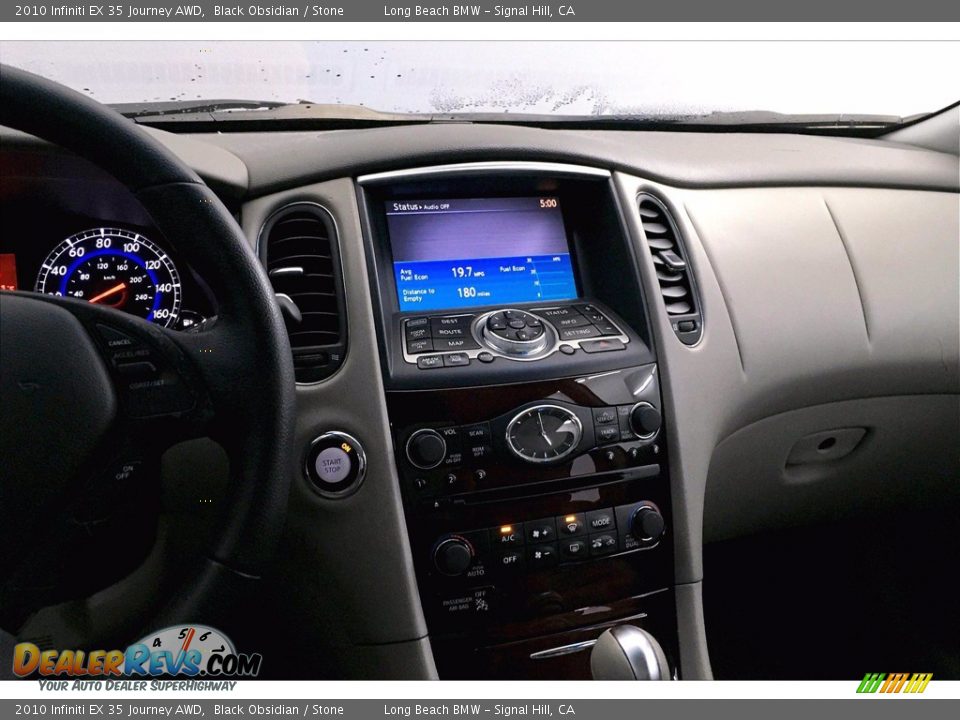 2010 Infiniti EX 35 Journey AWD Black Obsidian / Stone Photo #5