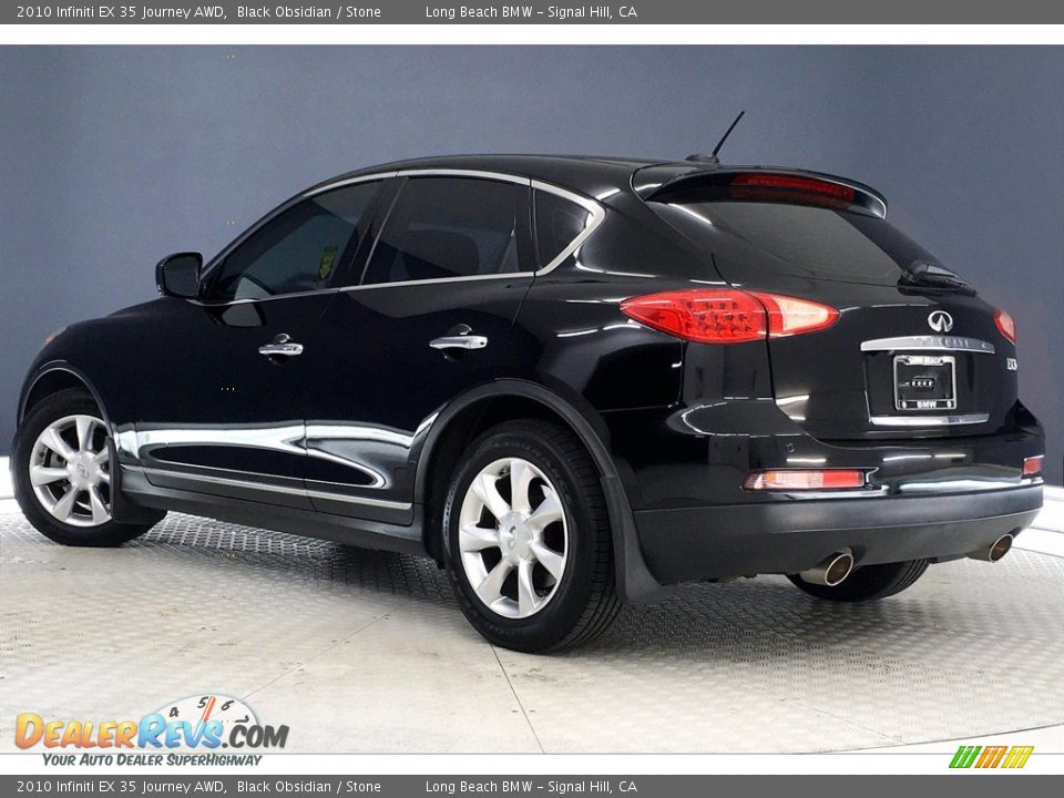 2010 Infiniti EX 35 Journey AWD Black Obsidian / Stone Photo #10