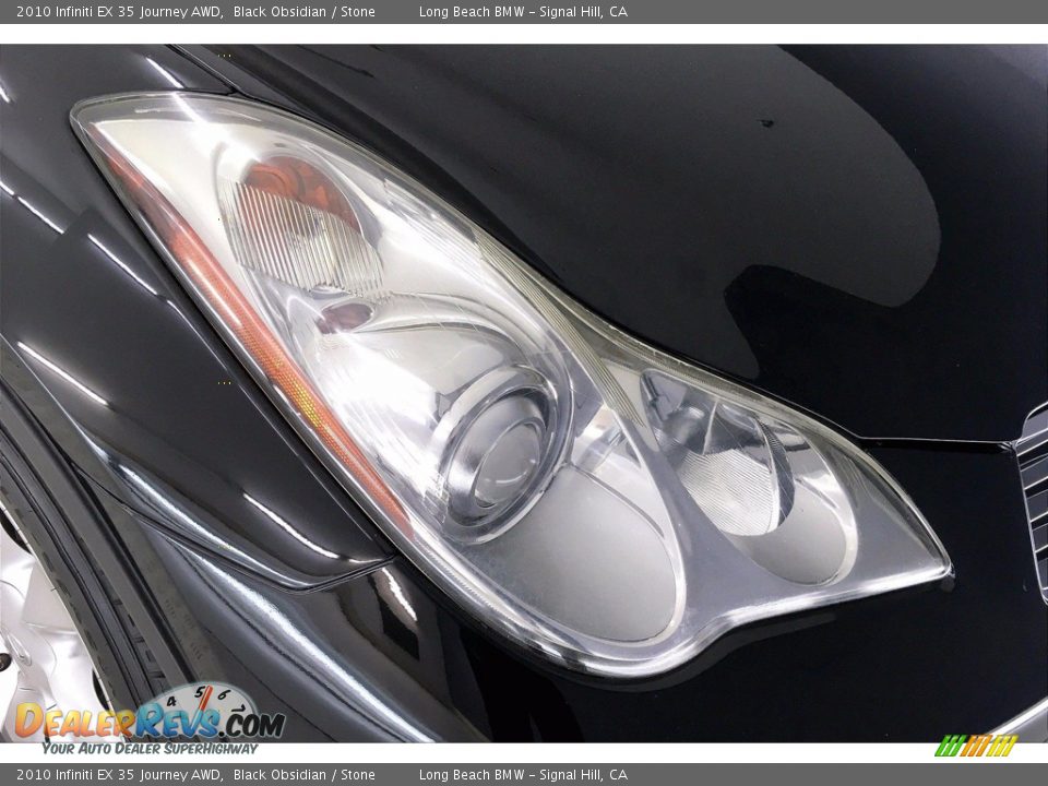 2010 Infiniti EX 35 Journey AWD Black Obsidian / Stone Photo #26