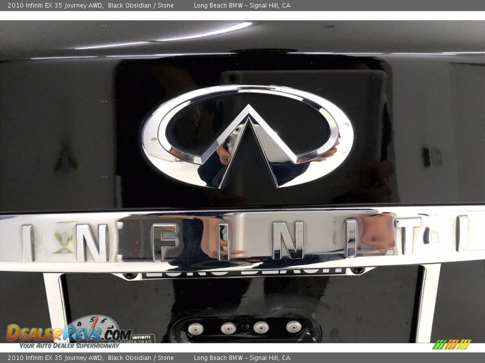 2010 Infiniti EX 35 Journey AWD Black Obsidian / Stone Photo #34