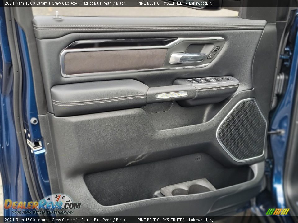 2021 Ram 1500 Laramie Crew Cab 4x4 Patriot Blue Pearl / Black Photo #10