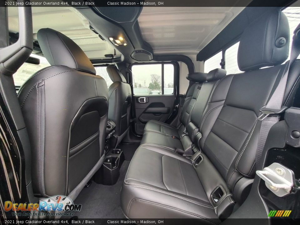 Rear Seat of 2021 Jeep Gladiator Overland 4x4 Photo #3