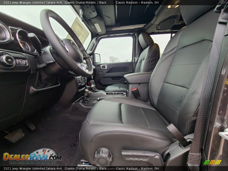 Front Seat of 2021 Jeep Wrangler Unlimited Sahara 4x4 Photo #2
