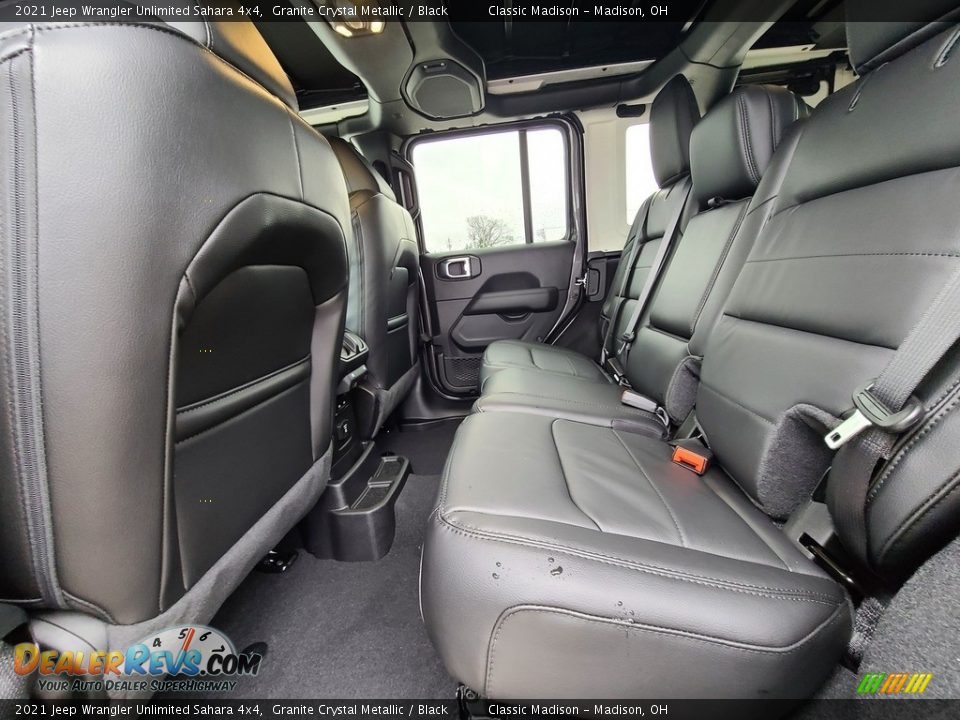 Rear Seat of 2021 Jeep Wrangler Unlimited Sahara 4x4 Photo #3