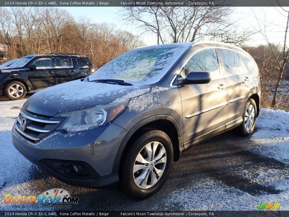 2014 Honda CR-V EX-L AWD Kona Coffee Metallic / Beige Photo #1